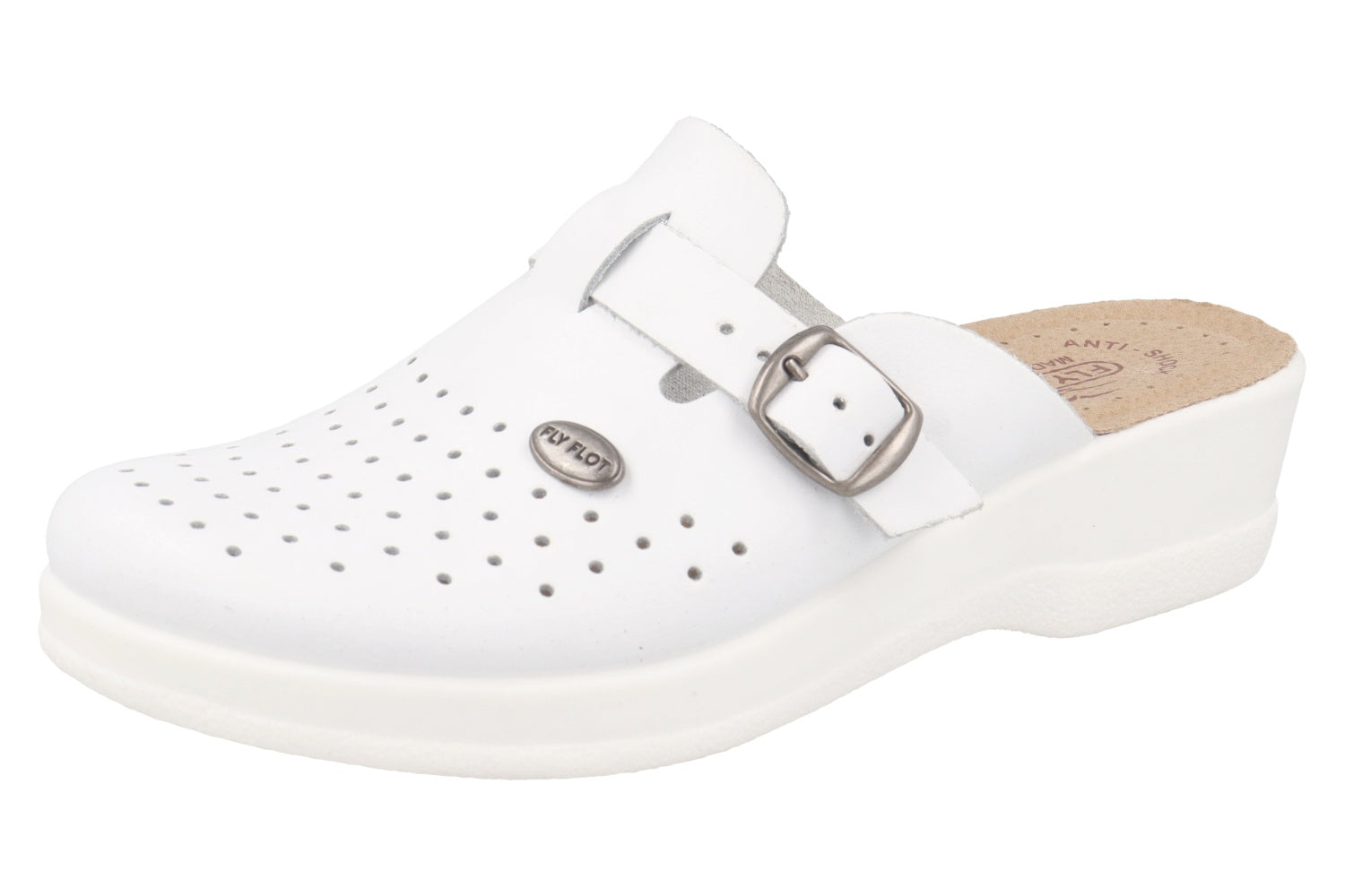 fly-flot-damen-pantolette-aus-perforiertem-leder-mit-riemen image 1