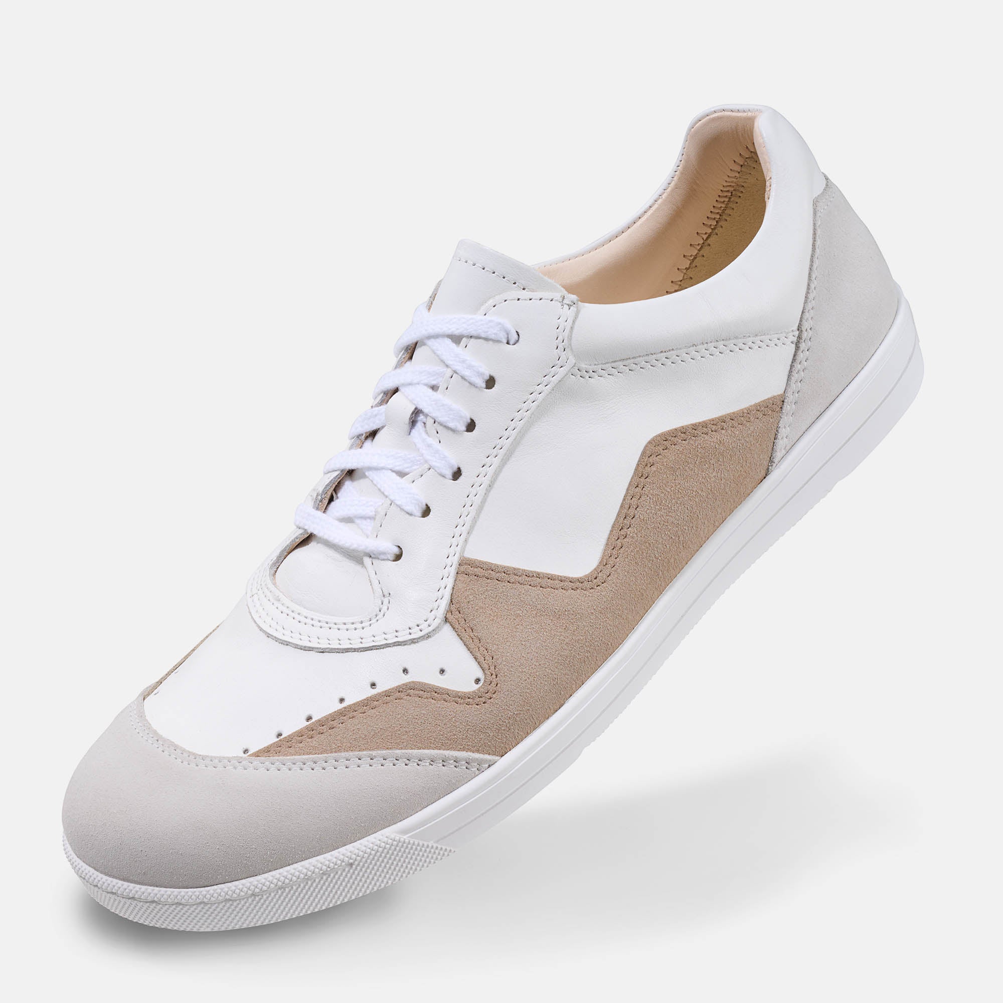b-r-alea-damen-barfu-sneaker-schn-rschuhe-blau-flach image 3