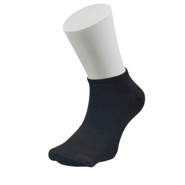 b-r-bambus-sneaker-socken-kurz-schwarz-wei image 1