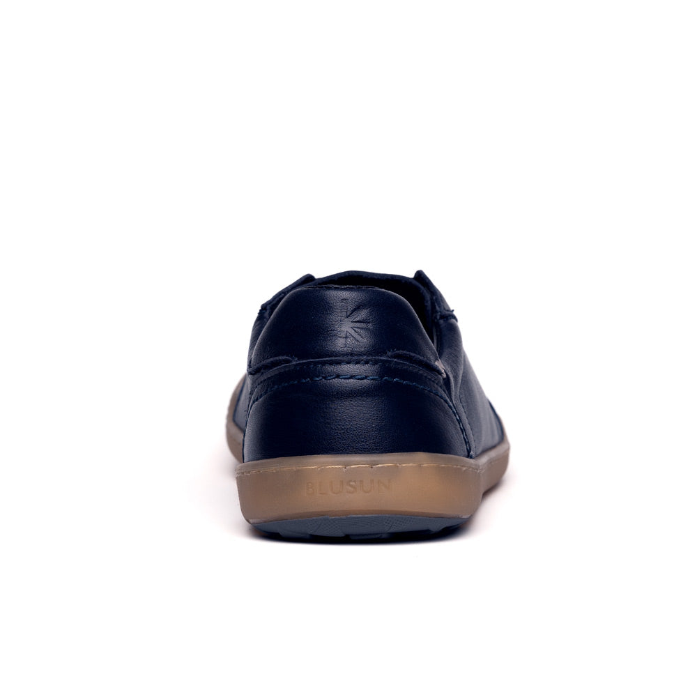 blusun-blsn-220w-damen-barfu-sneaker-navy-blue-glattleder image 5