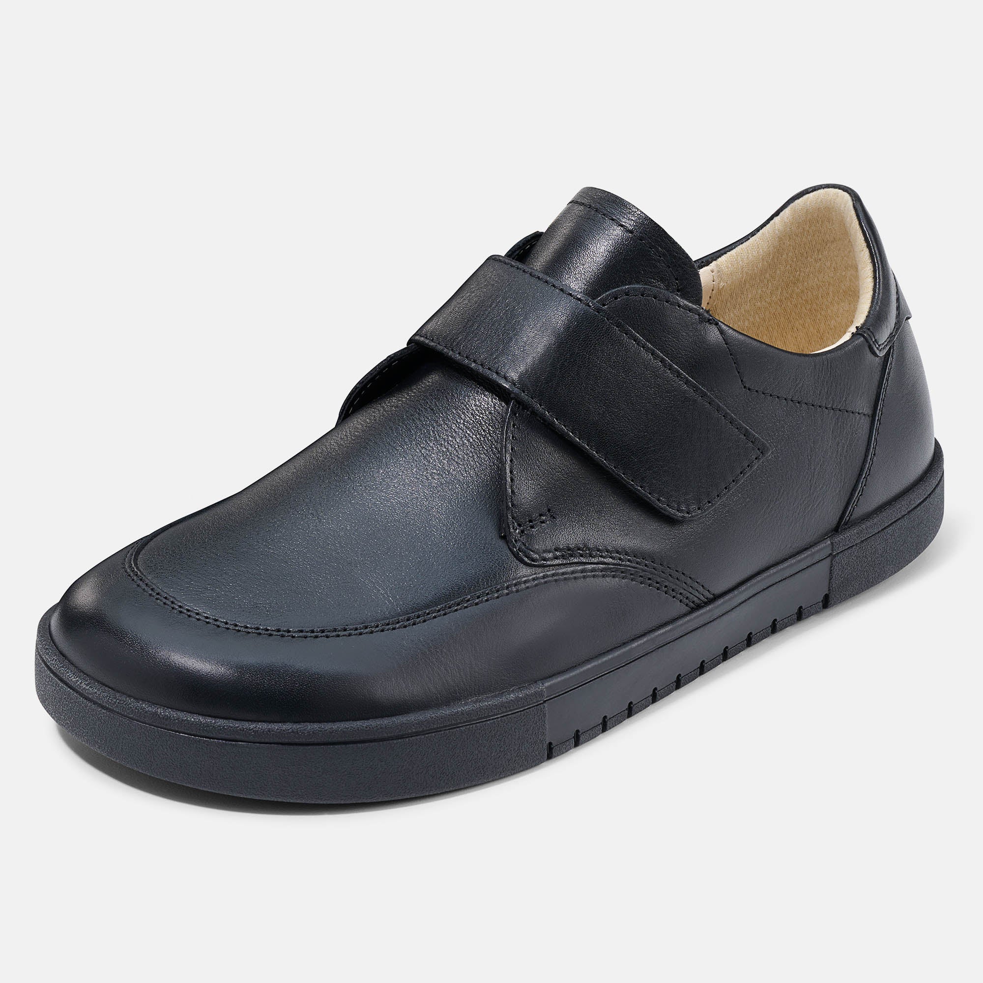 b-r-benno-herren-slipper-grau-schwarz-casual-leder image 3