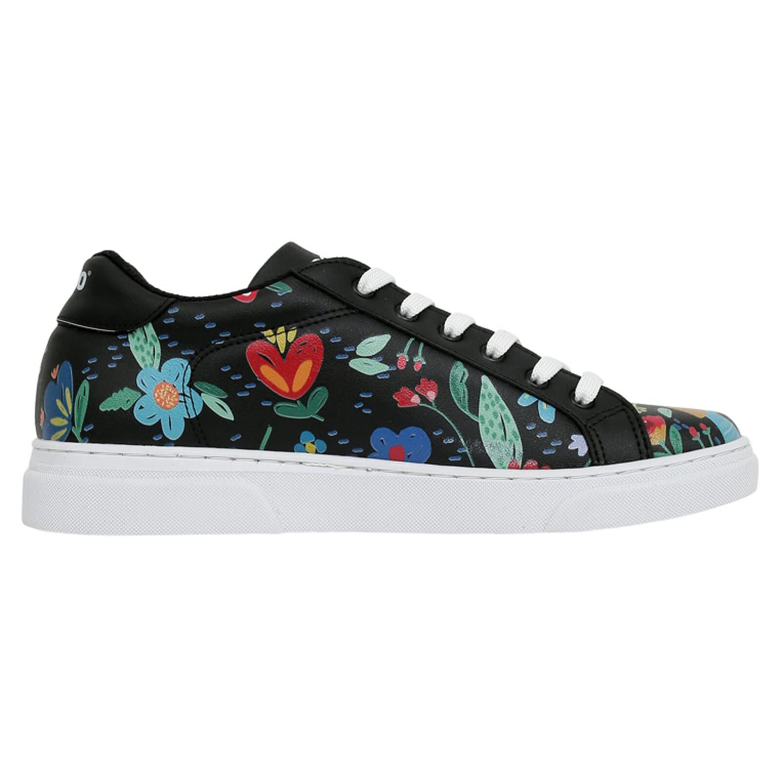 dogo-ace-sneakers-flowers-birds-damen-vegan image 3