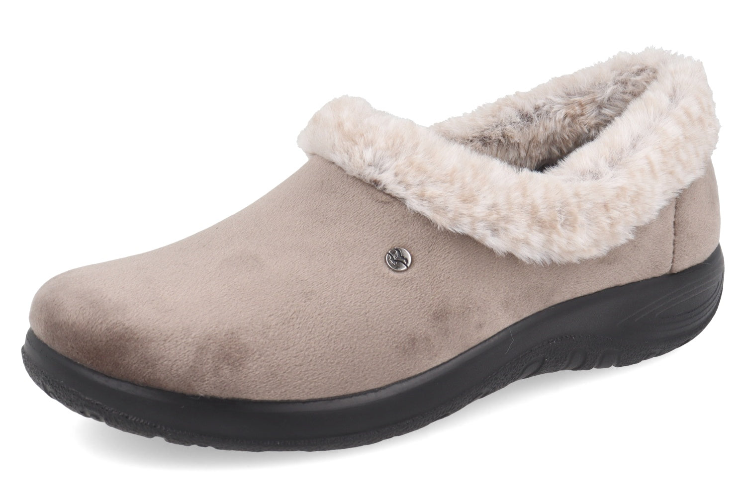 fly-flot-damen-pantolette-aus-microfaser-und-pl-sch-mit-memory-fu-bett image 5