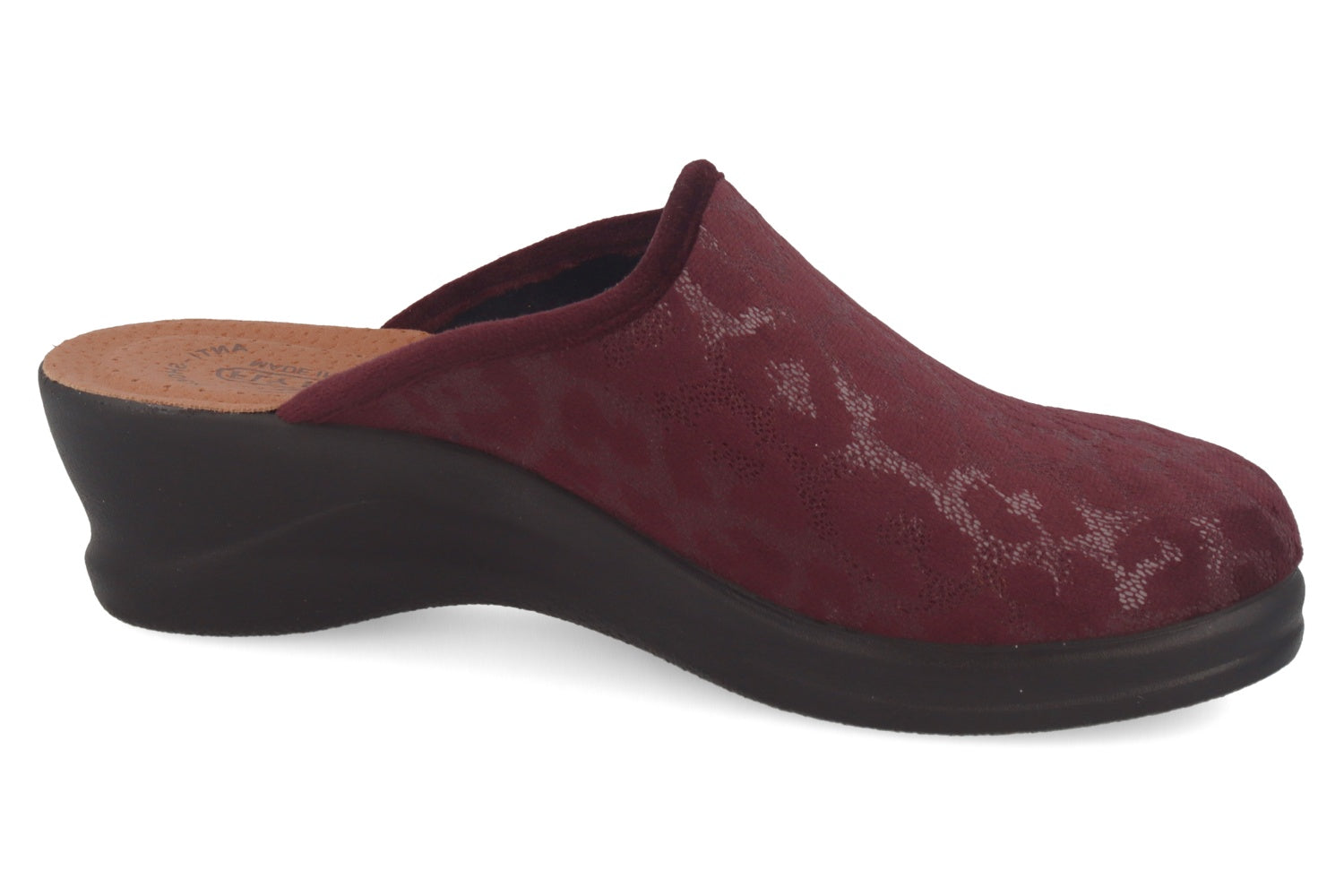 fly-flot-damen-pantolette-aus-weicher-microfaser-leder-fu-bett-5-cm-keilsohle image 4
