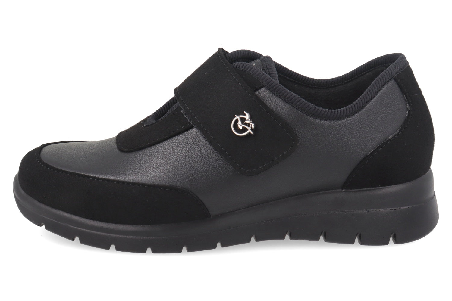 fly-flot-damen-schuhe-aus-elastischer-mikrofaser-mit-klett-und-memory-fu-bett image 3