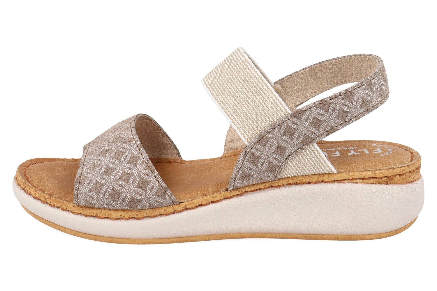 fly-flot-damen-sandale-aus-leder-verstellbarer-riemen-4-cm-sohle image 7
