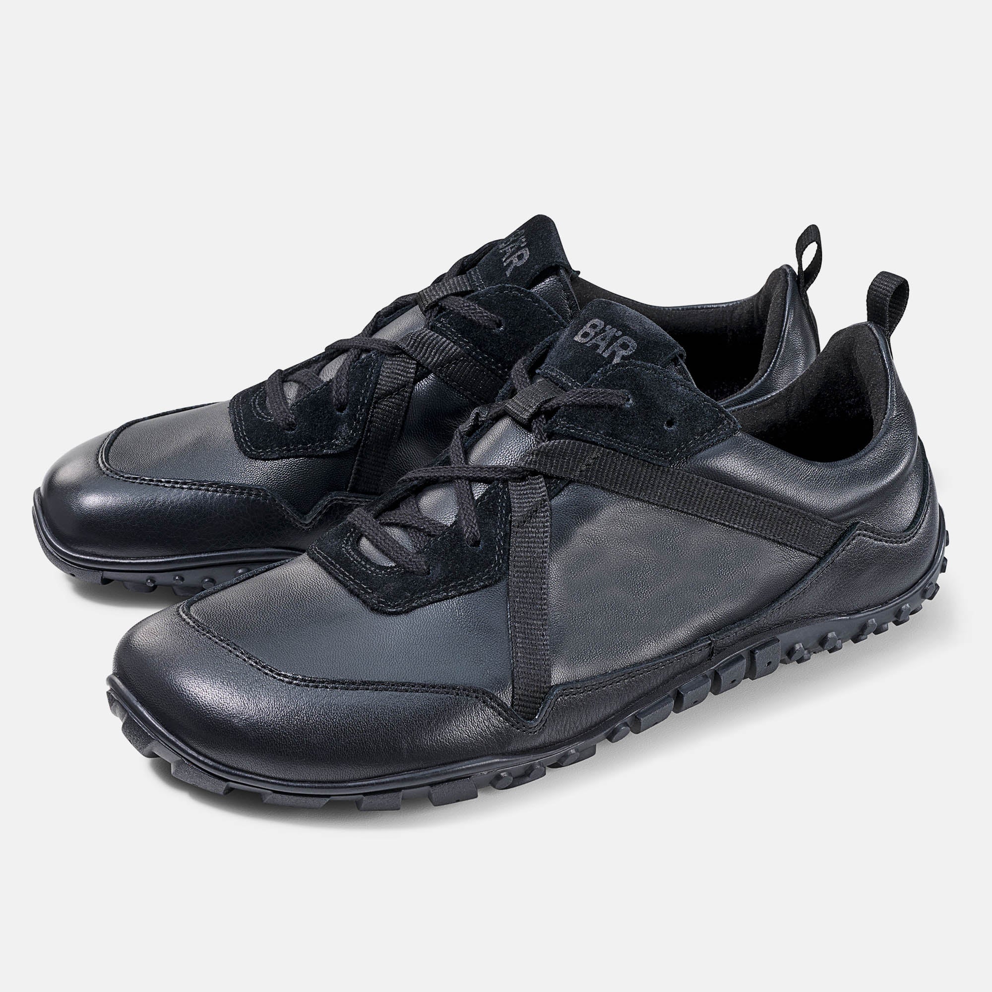 b-r-junis-herren-barfu-sneaker-schwarz-wei image 2