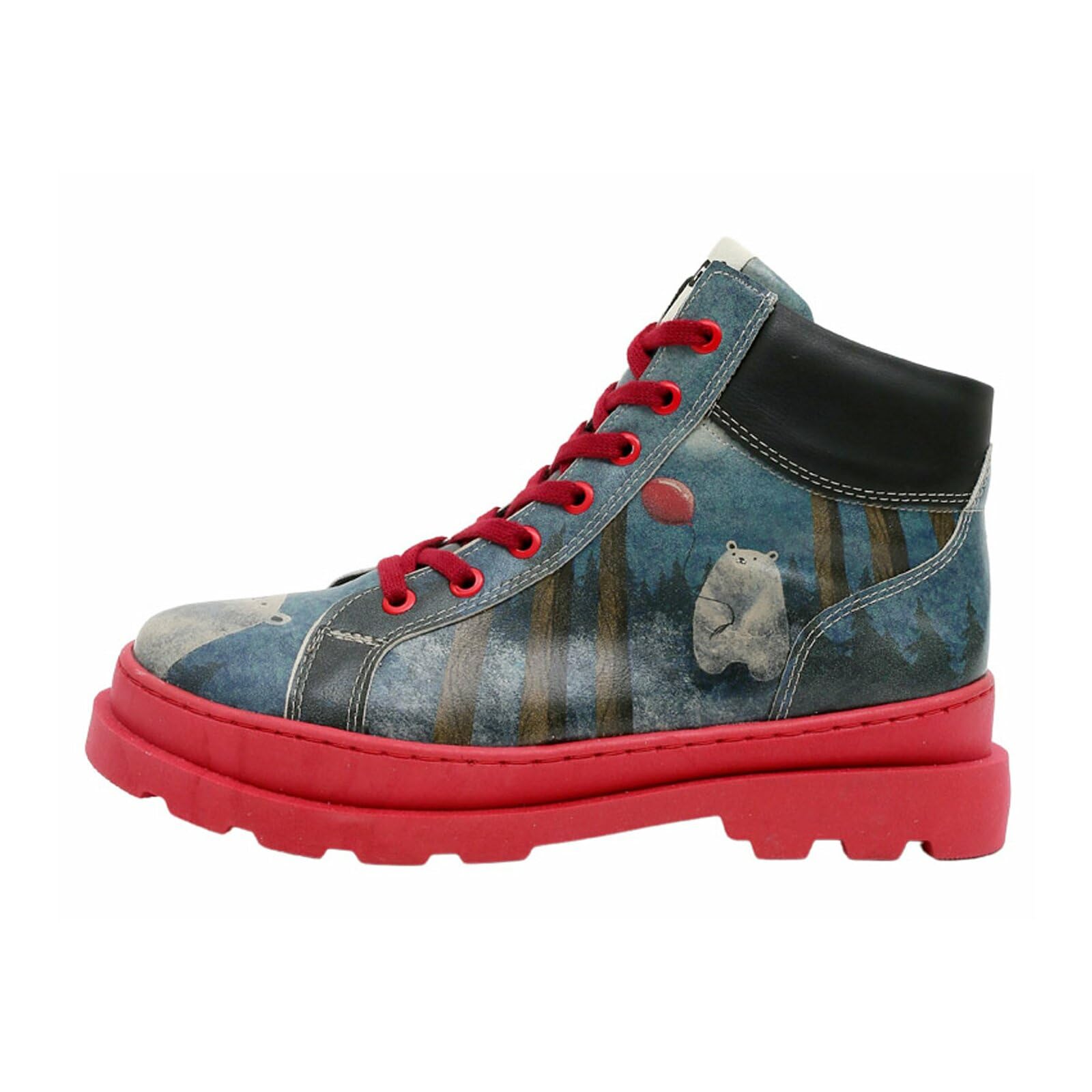 dogo-adriana-boots-damen-plateau-stiefeletten-vegan-bunt image 2