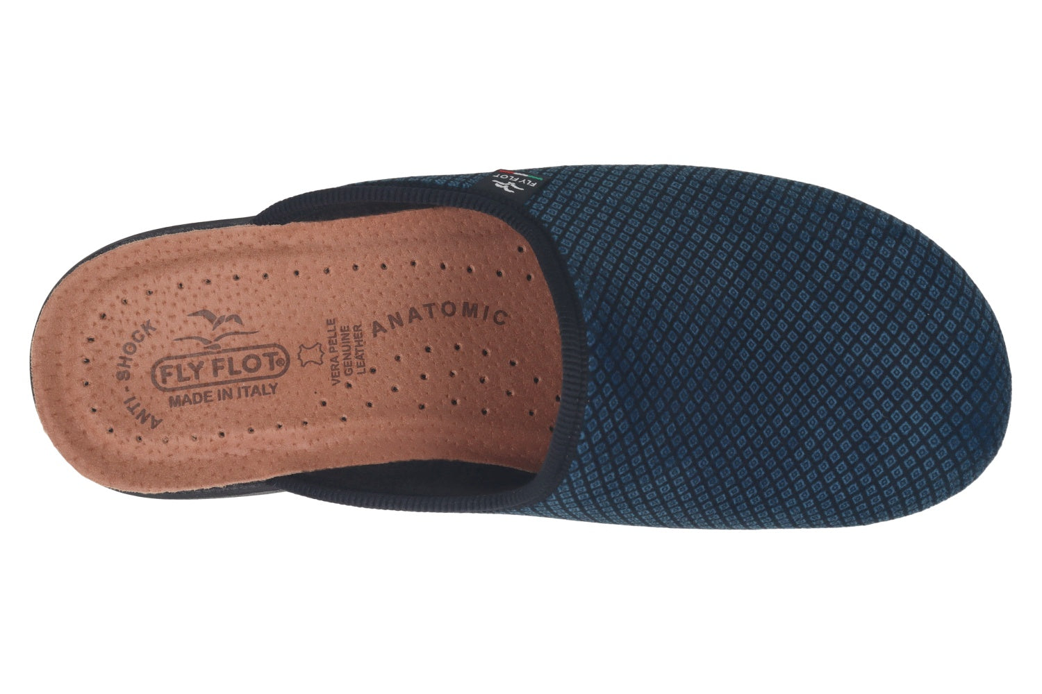 fly-flot-herren-ciabatta-pantolette-aus-weicher-microfaser-mit-leder-fu-bett image 2
