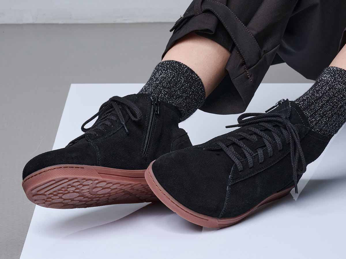 b-r-anne-damen-stiefelette-sneaker-look-zipper image 8