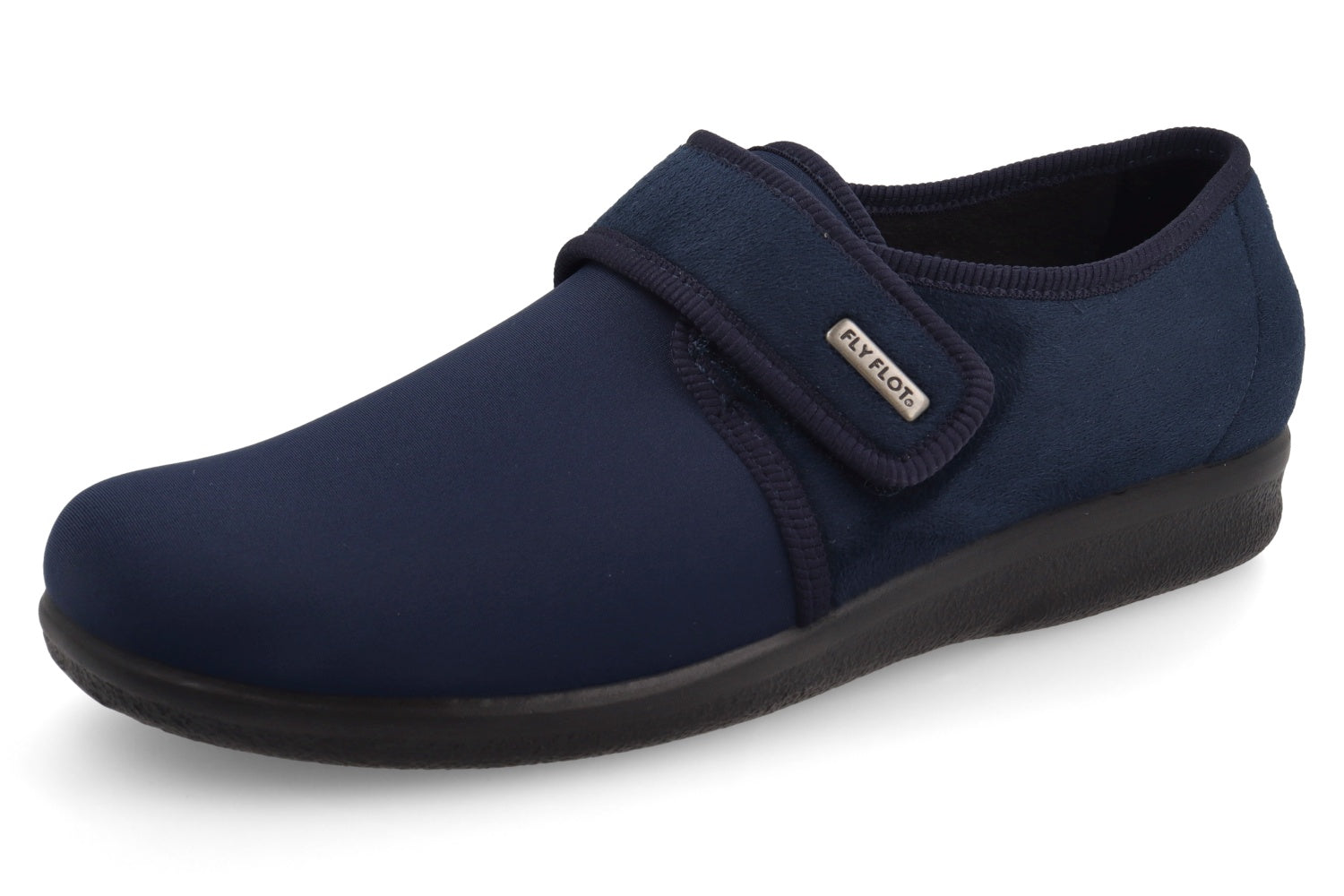 fly-flot-herren-hausschuh-microfaser-stretch-mit-klett image 1