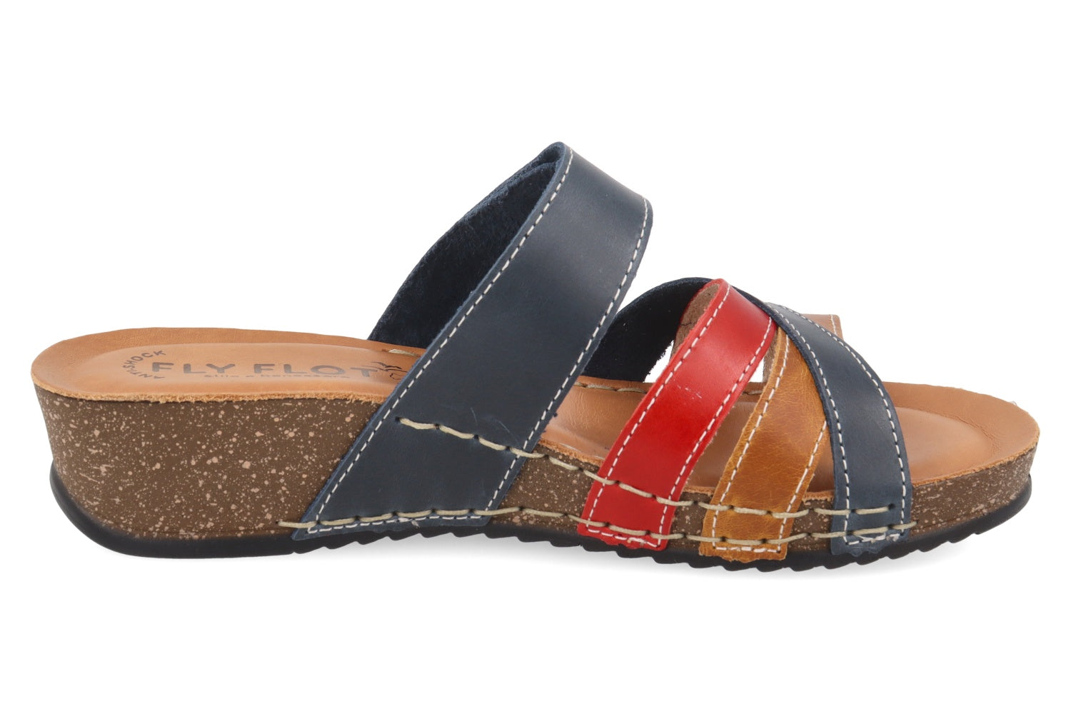 fly-flot-damen-pantolette-leder-mit-klett-4cm-piumatec-sohle image 4