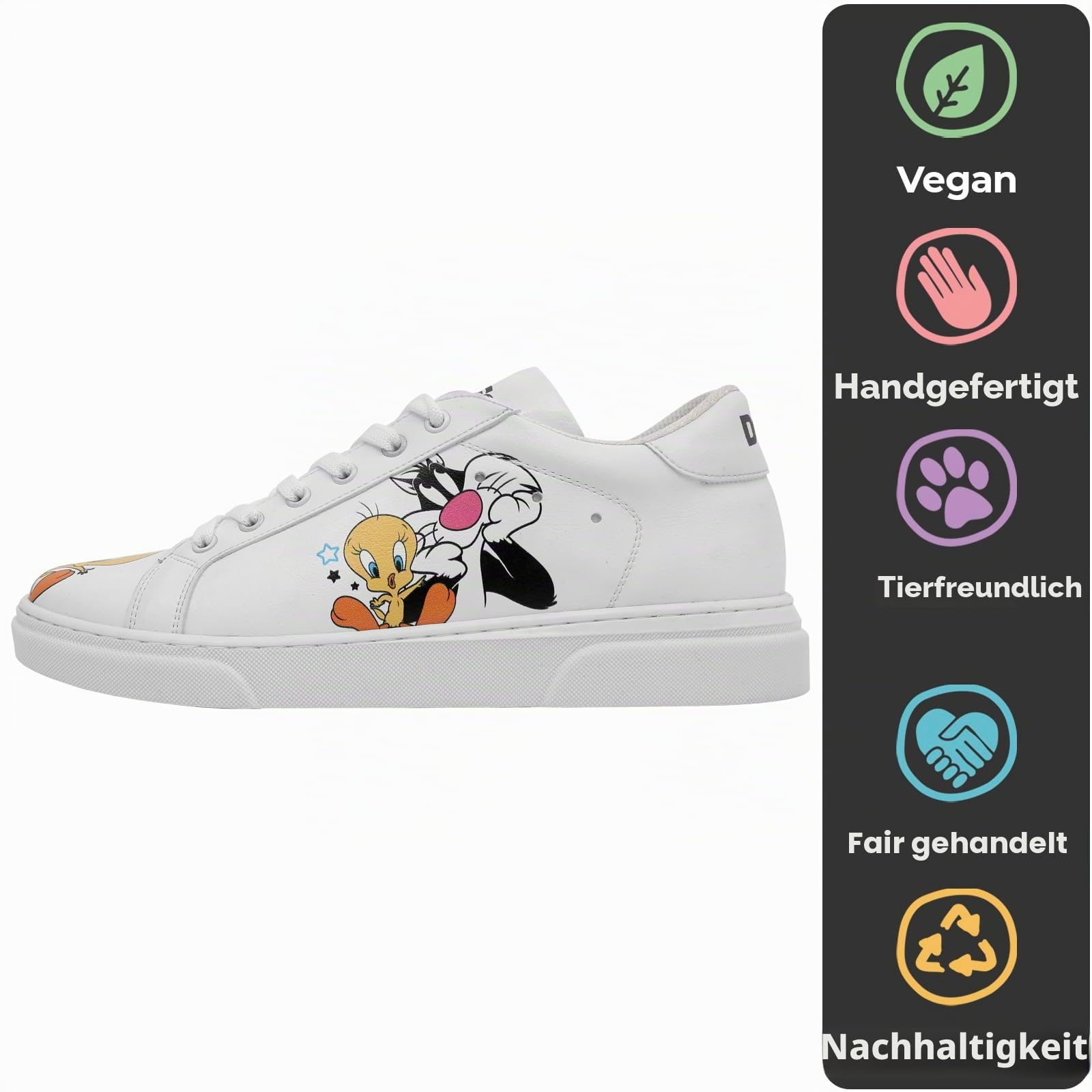 dogo-damen-ace-sneakers-best-of-tweety-and-sylvester-sneaker image 6