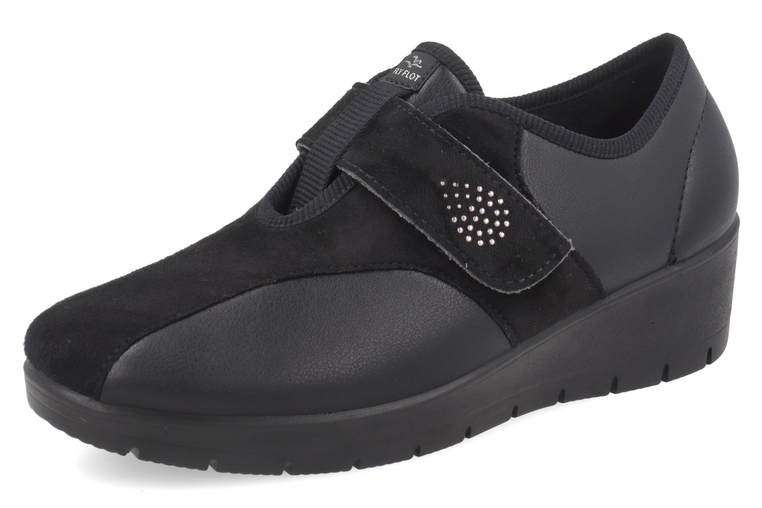 fly-flot-damen-komfort-schuh-microfaser-elastic-mit-klettverschluss-4-8-cm image 1