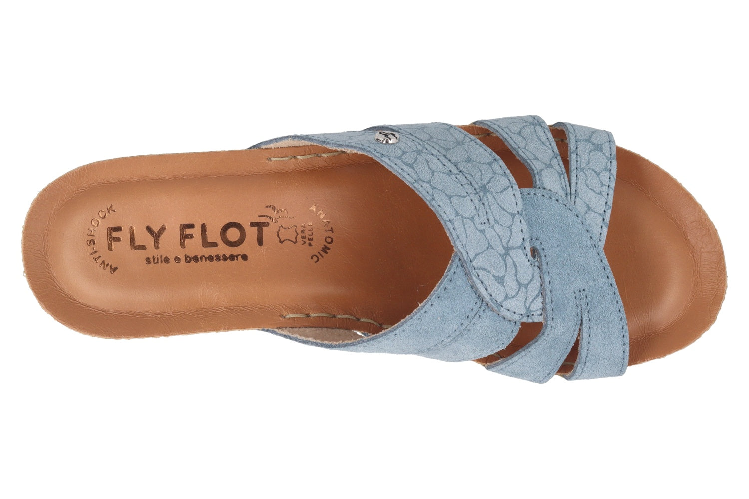fly-flot-damen-pantolette-aus-leder-anti-shock-leder-fu-bett-4-cm-sohle image 2