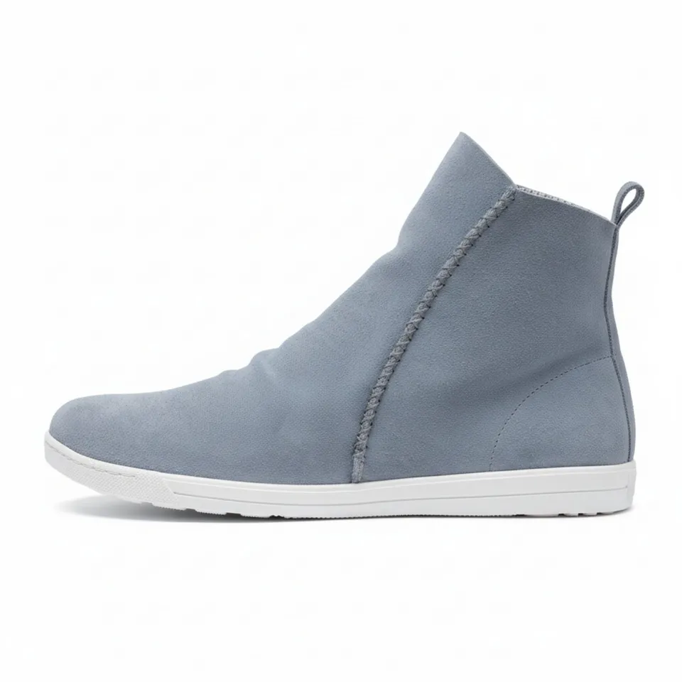 b-r-eloise-damen-stiefelette-blau-leicht-barfu image 1