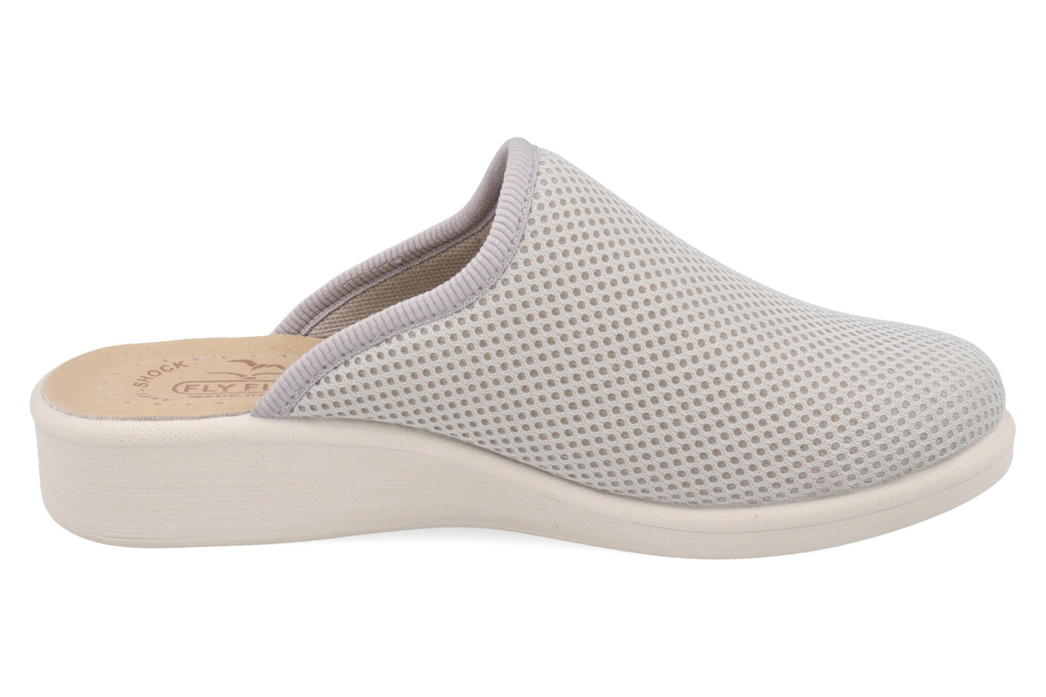 fly-flot-damen-pantolette-aus-elastischem-netz-mit-leder-fu-bett image 8