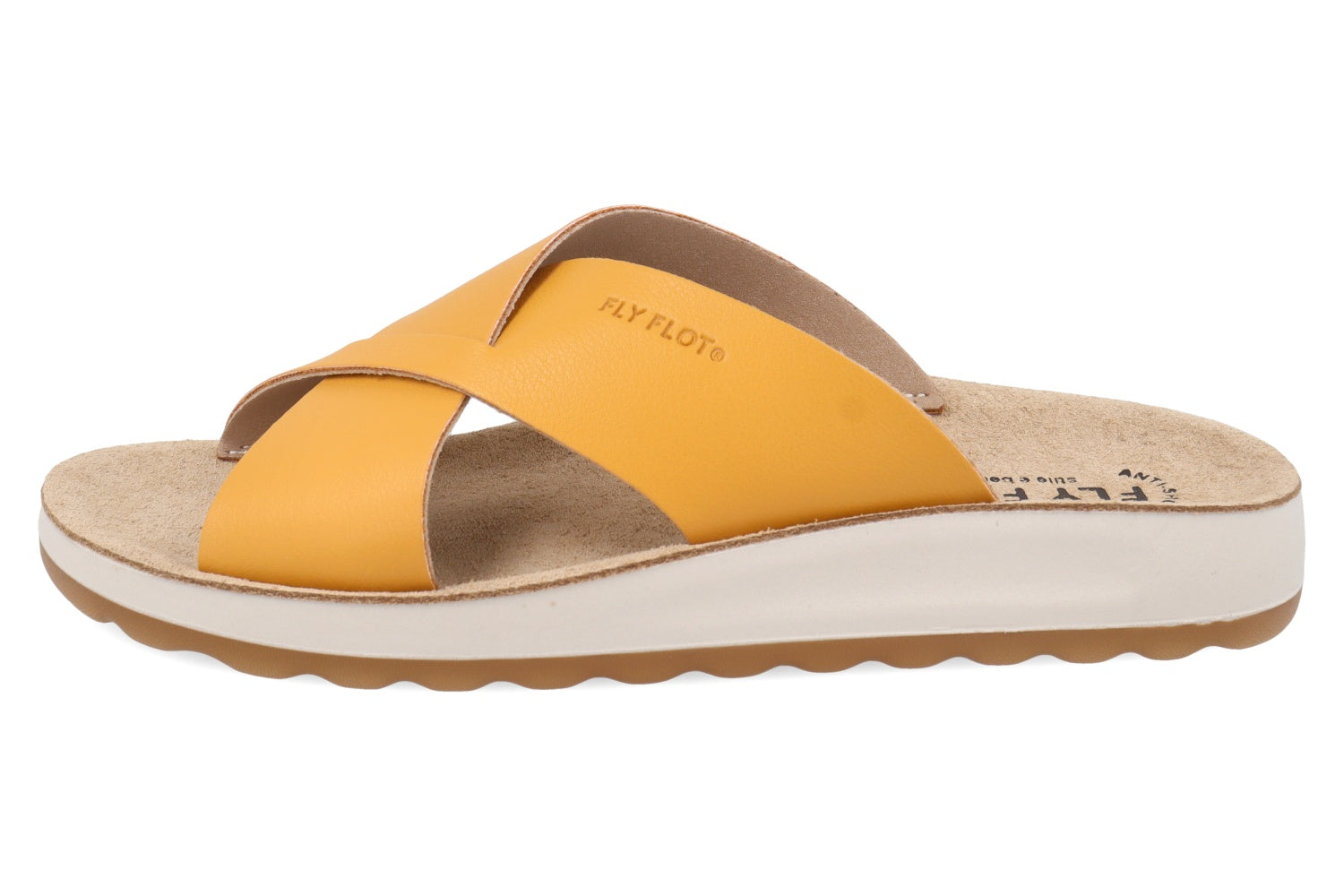 fly-flot-damen-pantolette-aus-weicher-microfibra-mit-leder-fu-bett image 7