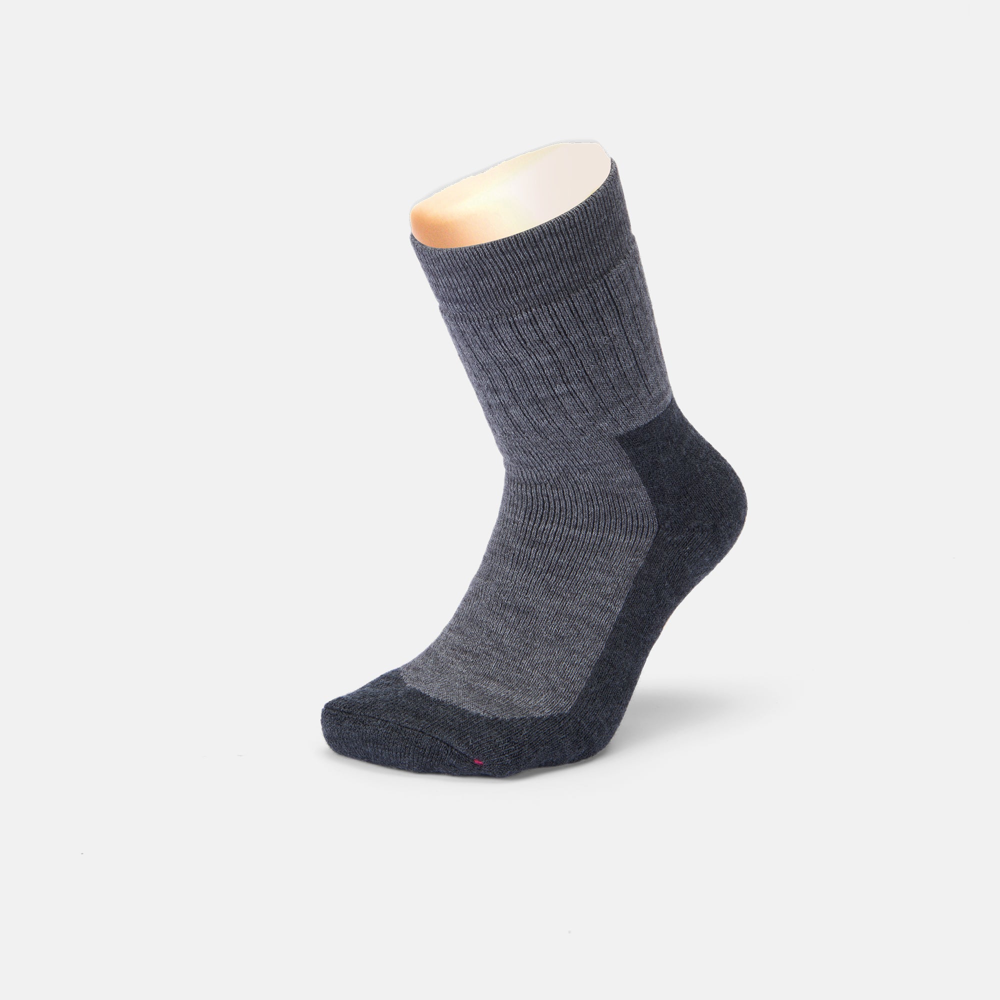 b-r-trekking-socken-grau-woll-frottee image 2