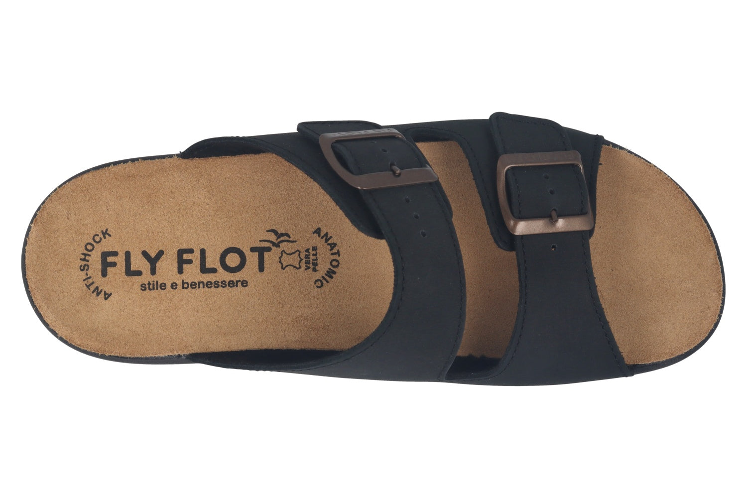 fly-flot-herren-pantoffel-aus-leder-mit-verstellbarer-schnalle-3-5-cm-sohle image 2