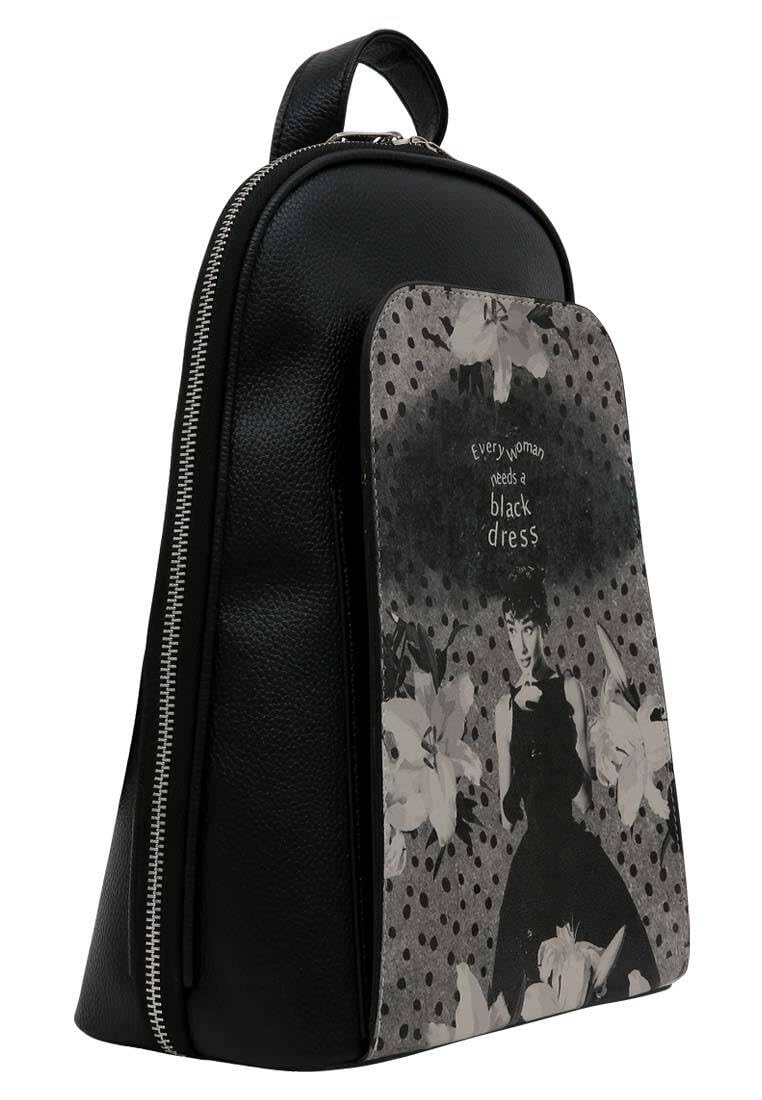 dogo-tidy-bag-veganer-damen-rucksack-black-dress image 2