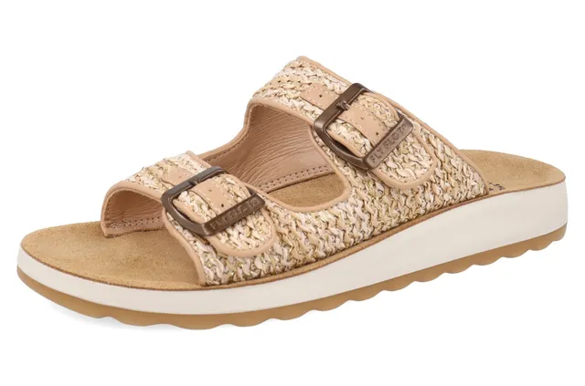 fly-flot-damen-pantolette-synthetik-mit-schnalle-leder-fu-bett-2-5-cm image 1