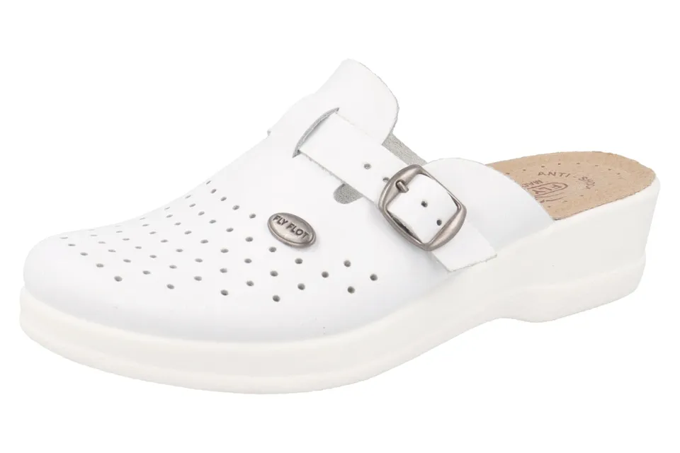fly-flot-damen-pantolette-aus-perforiertem-leder-mit-riemen image 1