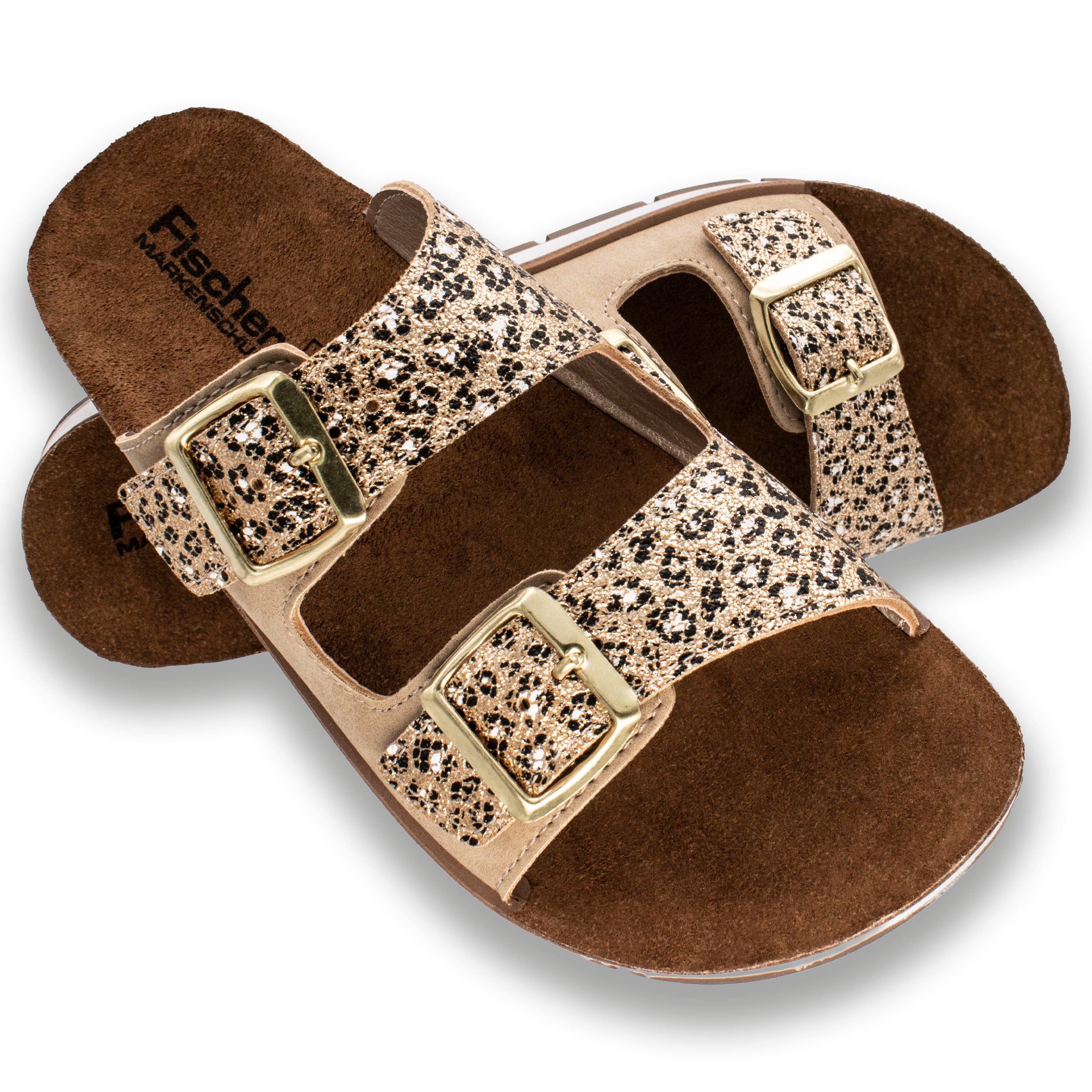 fischer-markenschuh-damen-pantolette-lina-526004-im-leo-design image 7