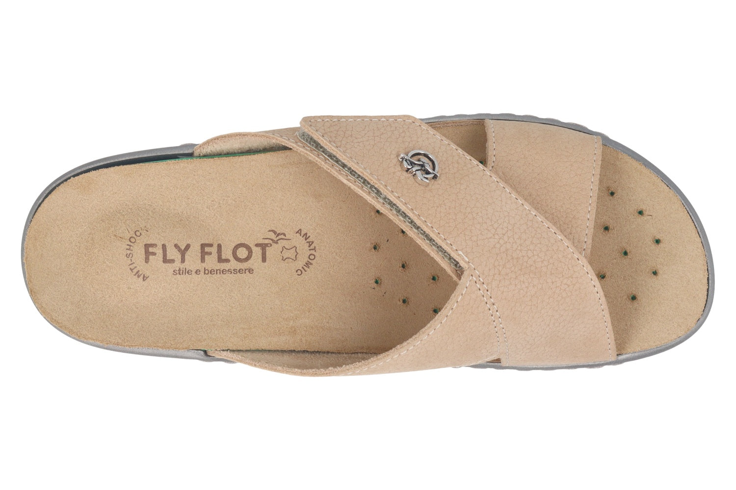 fly-flot-damen-pantolette-aus-leder-klett-wechsel-fu-bett-4-5-cm-sohle image 2