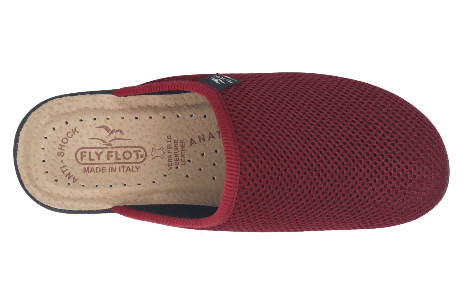 fly-flot-damen-pantolette-aus-elastischem-netz-leder-fu-bett-3-5-cm image 6