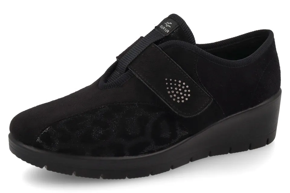 fly-flot-damen-schuh-elastik-microfaser-klett image 1