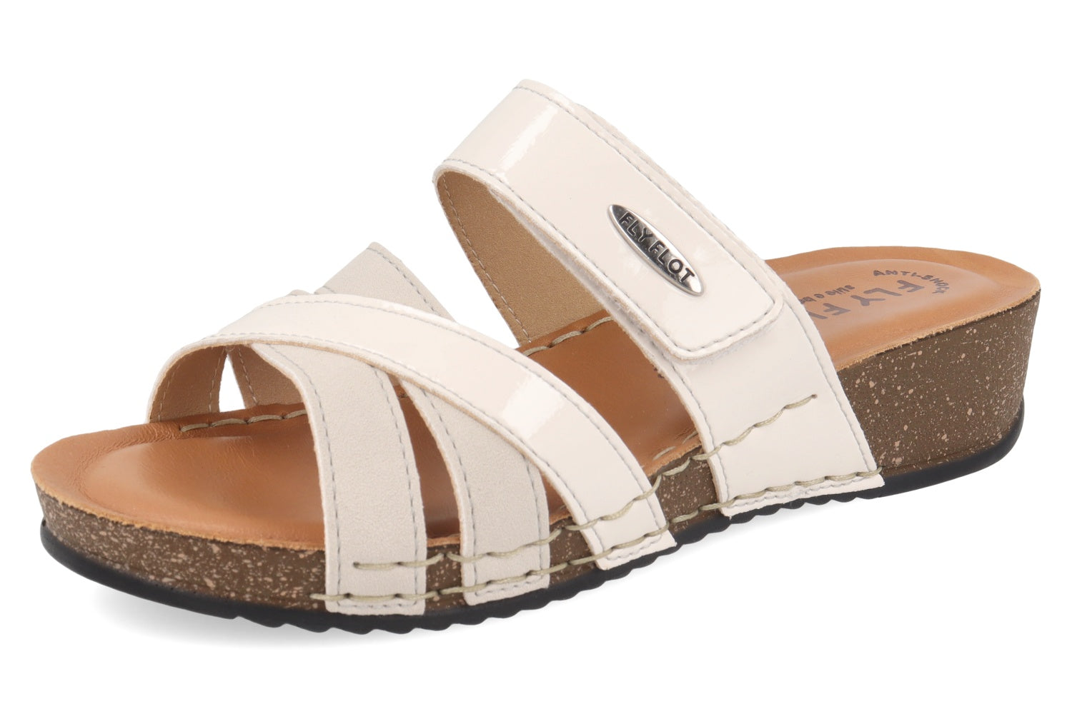 fly-flot-pantolette-damen-aus-ecoleder-mit-klettverschluss image 1