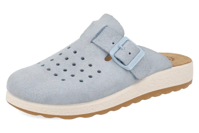 fly-flot-damen-pantolette-aus-leder-mit-verstellbarem-riemen image 1