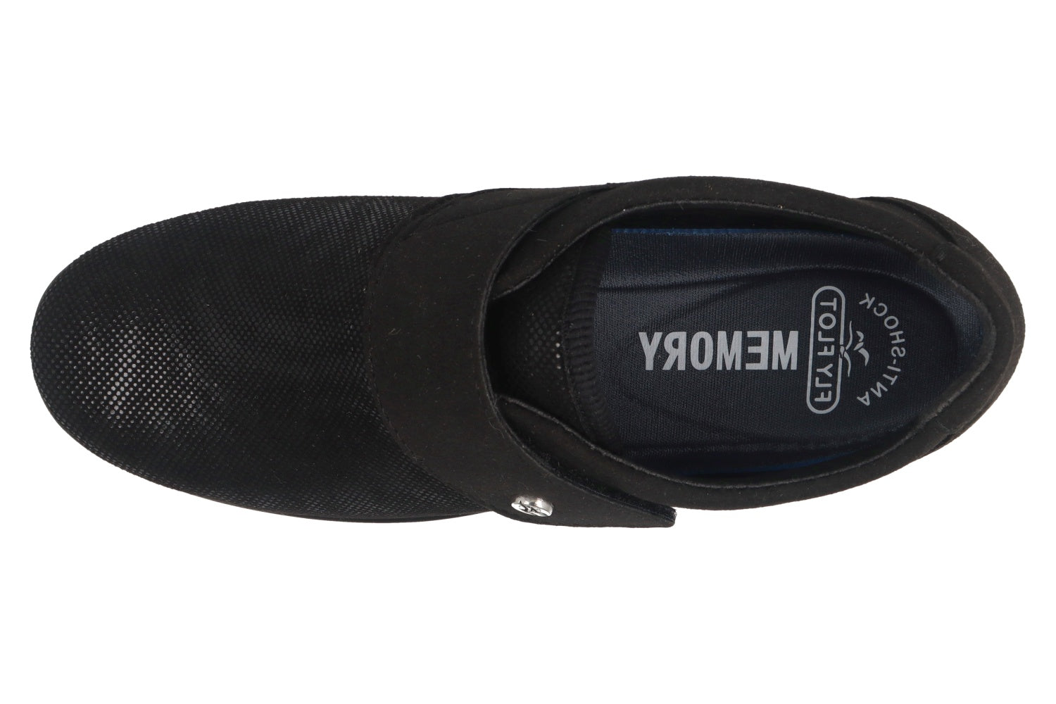 fly-flot-damen-schuhe-aus-elastischer-microfaser-mit-klett-memory-4-8-cm image 2