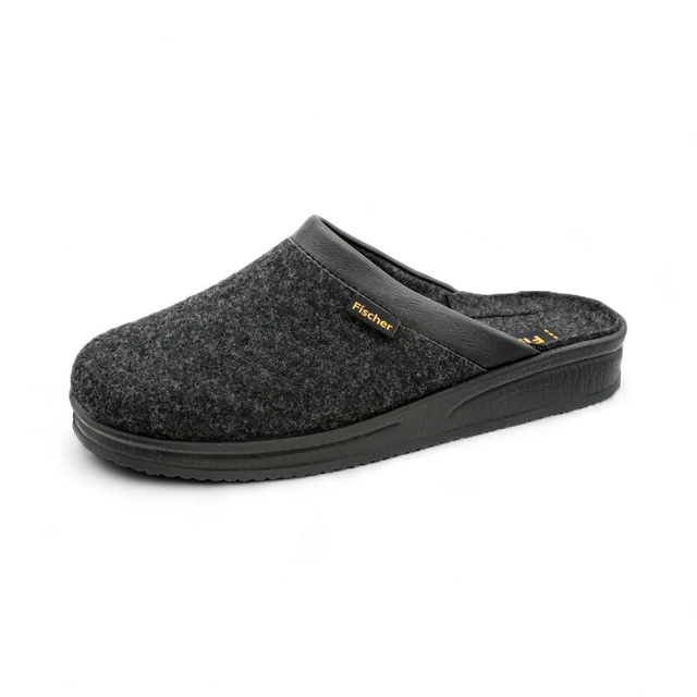 fischer-markenschuh-andy-204601-herren-pantoffel-h-weite-pu-sohle image 1