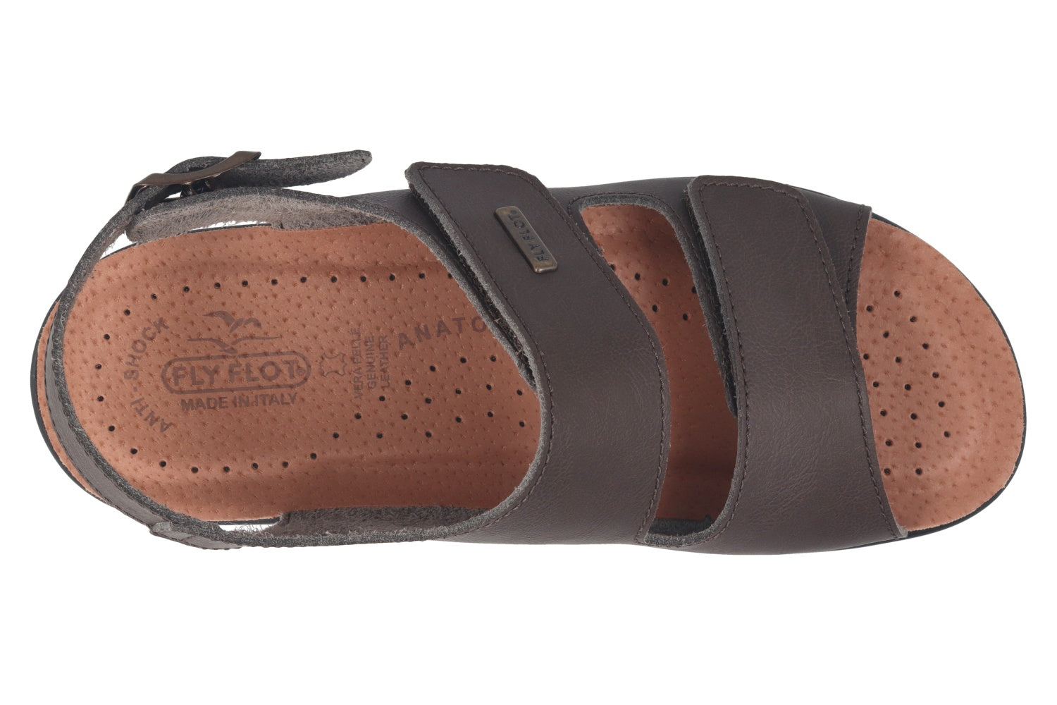 fly-flot-herren-sandale-evopell-mit-klett-leder-fu-bett-3-5-cm-sohle image 2