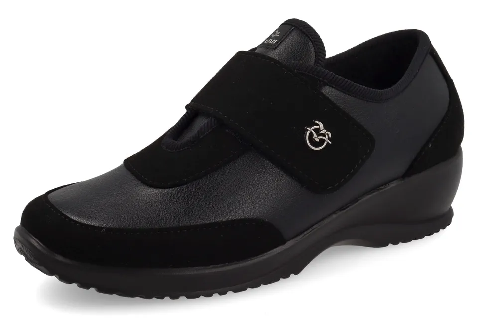 fly-flot-damen-halbschuh-aus-elastischer-microfaser-mit-klett image 1
