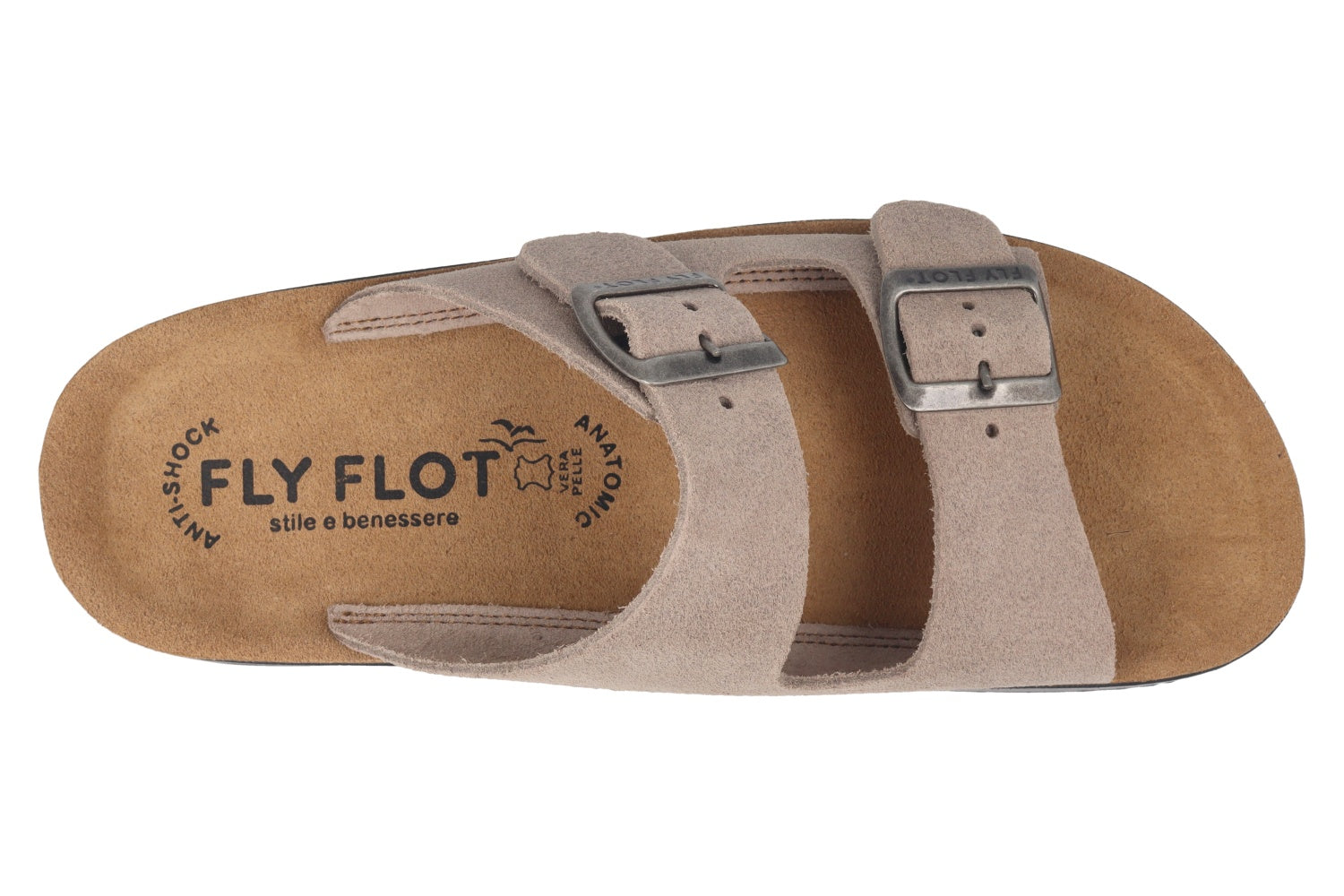 fly-flot-herren-pantolette-leder-schnalle-3-cm image 2