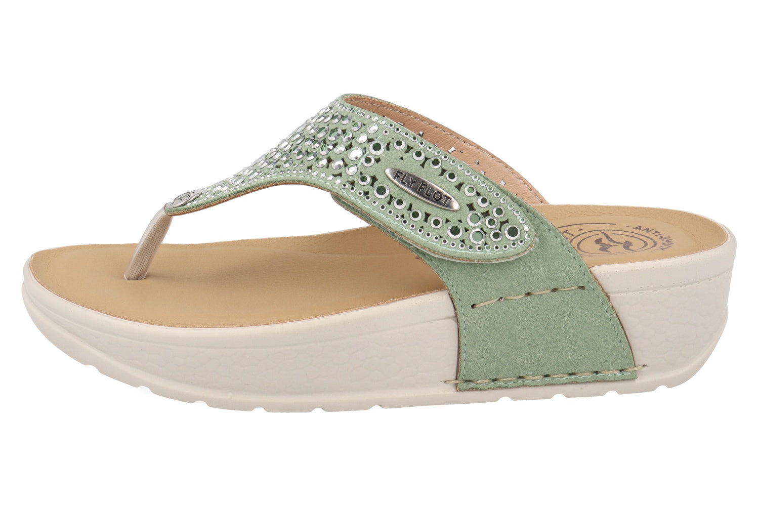 fly-flot-damen-pantolette-aus-weicher-microfaser-keilsohle-4-6-cm image 3
