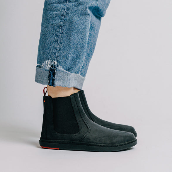 blusun-blsn-060w-damen-chelsea-barfu-schuh-anthracite-nubukleder image 2