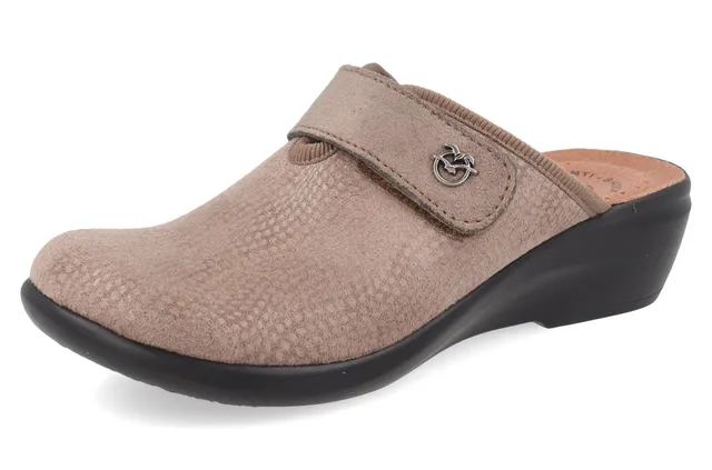 fly-flot-damen-pantolette-mikrofaser-mit-klett-5-cm-sohle image 1