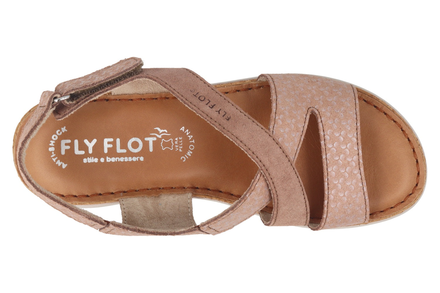 fly-flot-damen-leder-sandale-mit-klettverschluss image 2