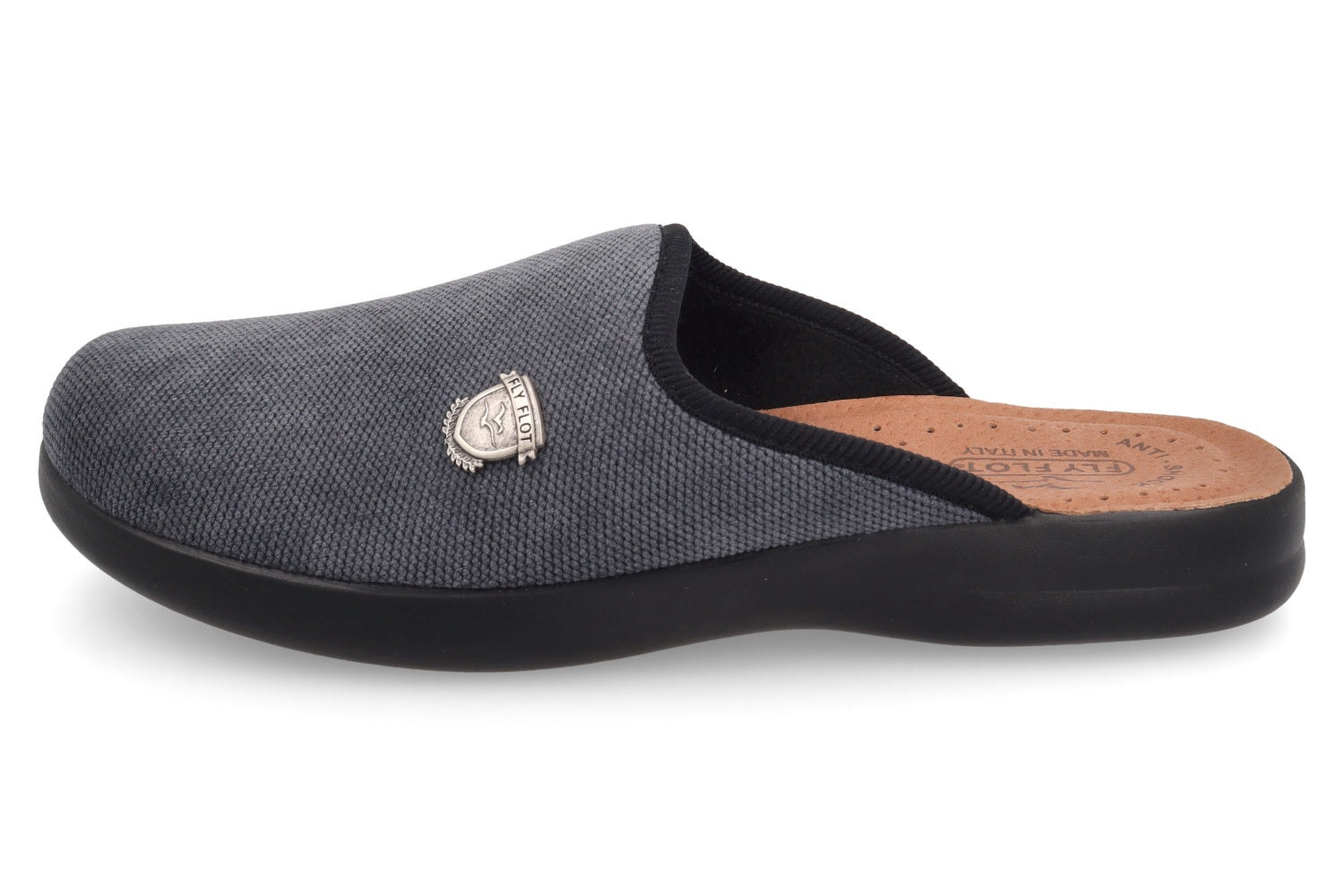 fly-flot-herren-pantolette-aus-weicher-microfaser-mit-leder-fu-bett image 7