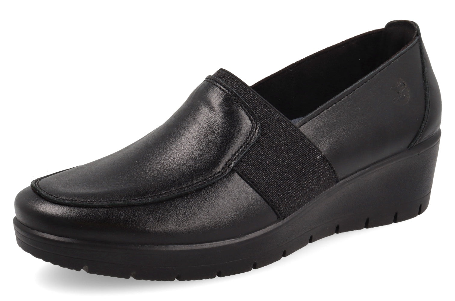 fly-flot-damen-lederschuh-aus-echtleder-mit-gummizug-und-memory-fu-bett image 1