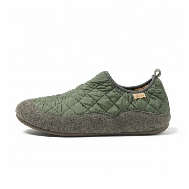 b-r-nil-hausschuhe-slipper-gr-n-textil image 1