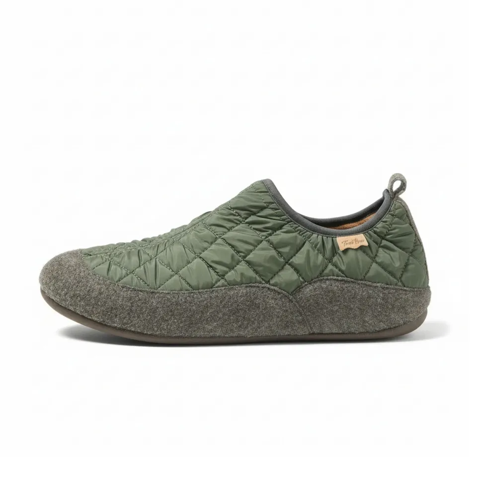 b-r-nil-hausschuhe-slipper-gr-n-textil image 1