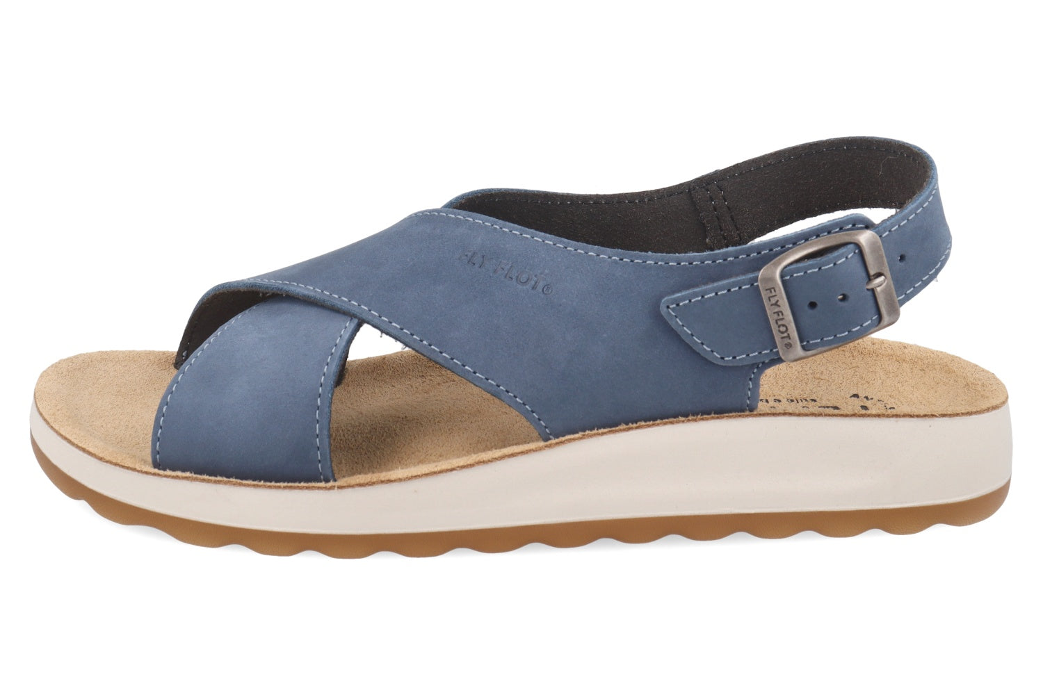 fly-flot-damen-sandale-leder-mit-verstellbarem-riemen image 3