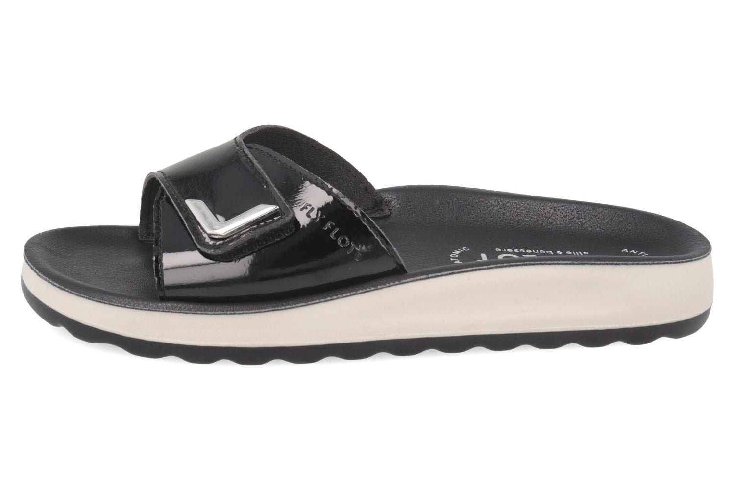 fly-flot-damen-pantoffel-evopell-mit-klett-air-flot-futter image 7