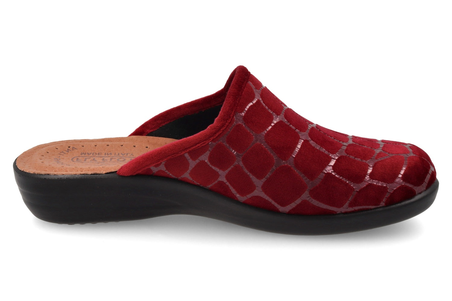 fly-flot-damen-pantolette-weiche-microfaser-leder-anti-shock-3-5-cm image 4
