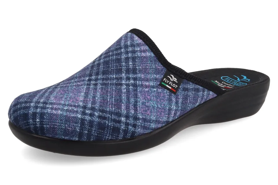 fly-flot-damen-pantolette-aus-weicher-microfaser-anti-shock-3-5-cm-sohle image 1